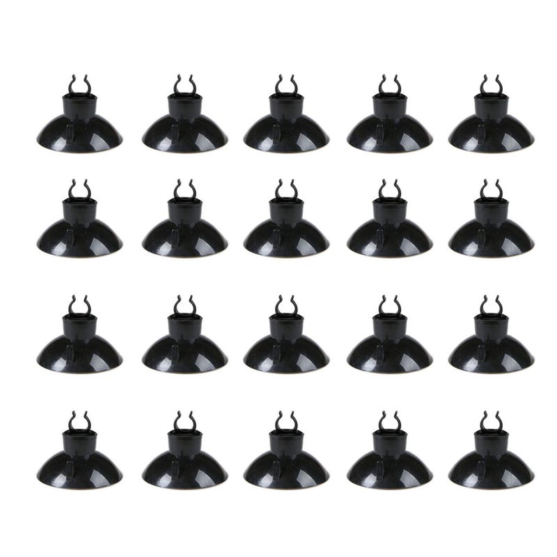 JIH 25 Feet Standard Airline Tubing Black with Suction Cups for Aquariums,Terrariums - Image 2